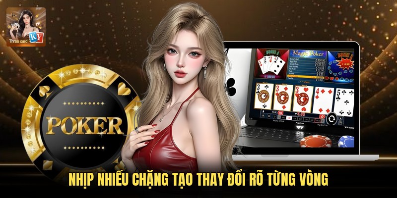 Nhịp nhiều chặng tạo thay đổi rõ từng vòng
