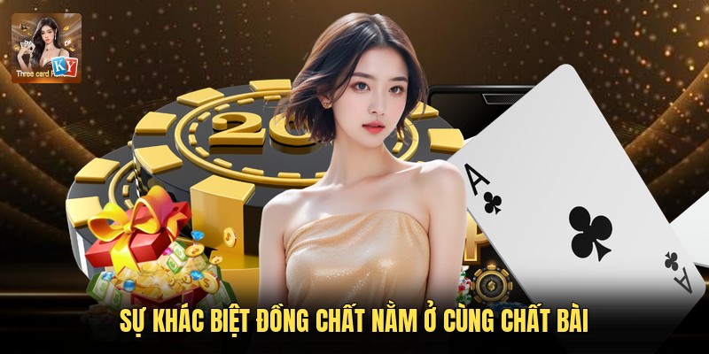 Sự khác biệt đồng chất nằm ở cùng chất bài