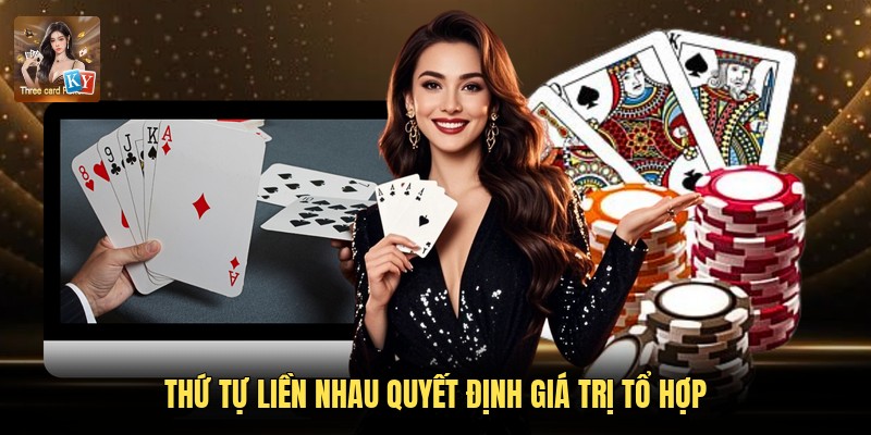 Thứ tự liền nhau quyết định giá trị tổ hợp