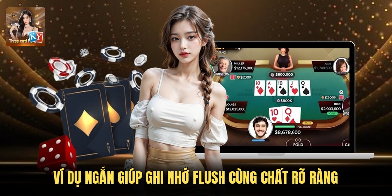 Ví dụ ngắn giúp ghi nhớ flush cùng chất rõ ràng